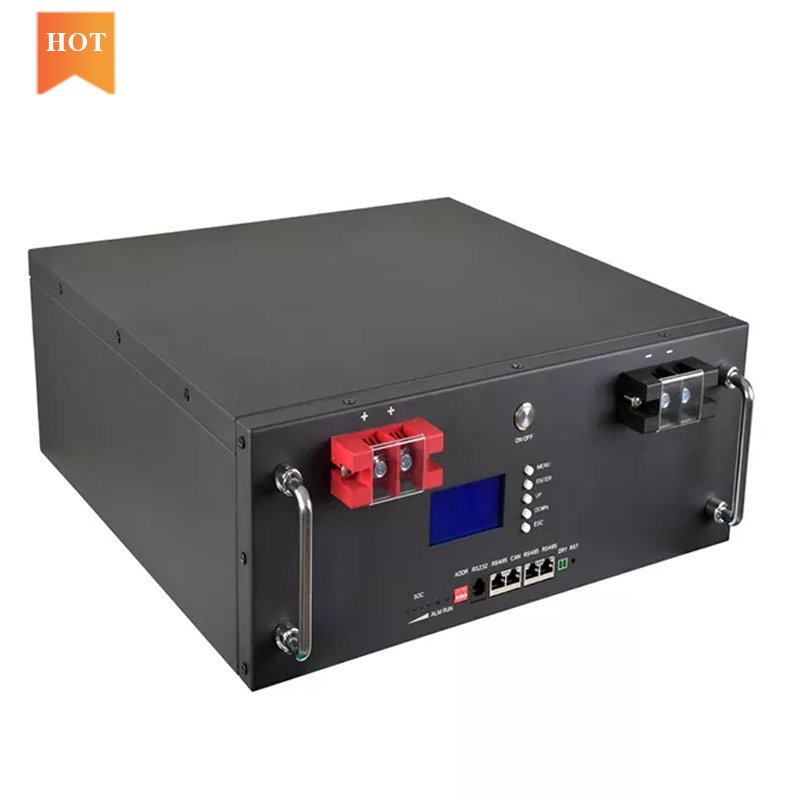 Rack Mount Phosphate Battery Solarbatterie 48v 100ah 200ah Llifepo4 51.2v 5kw Lifepo4 Lithium Ion Solar Storage Batteries