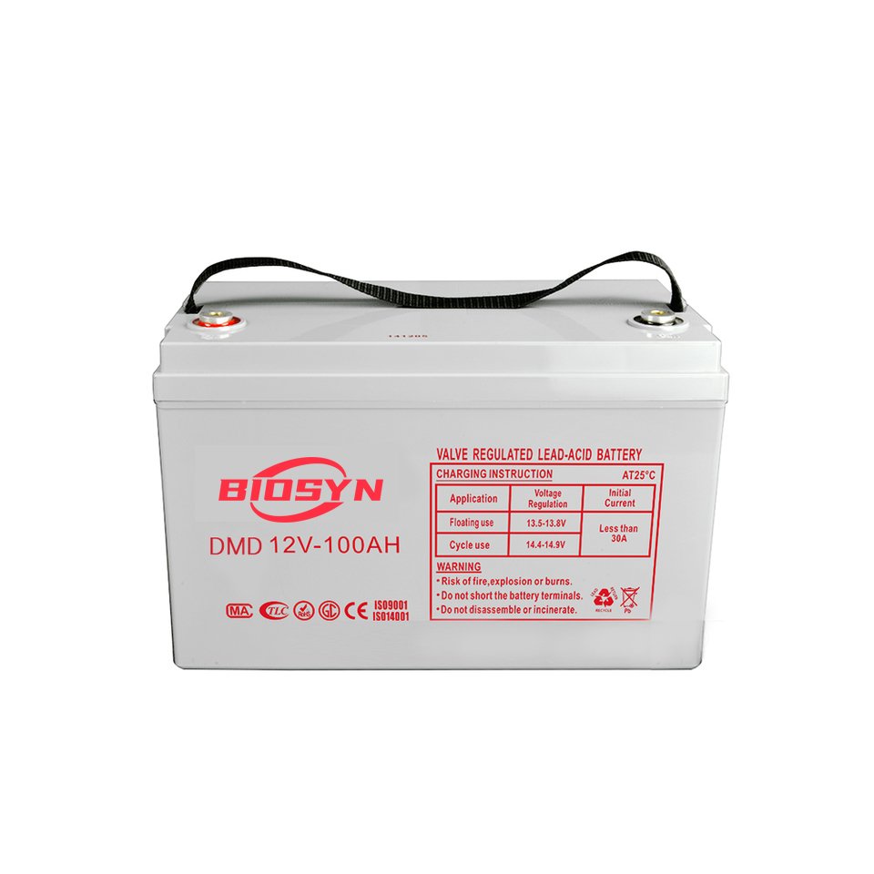 High-quality 12 voltage 100 ah submerged flat gel agm solar system lead-acid battery
