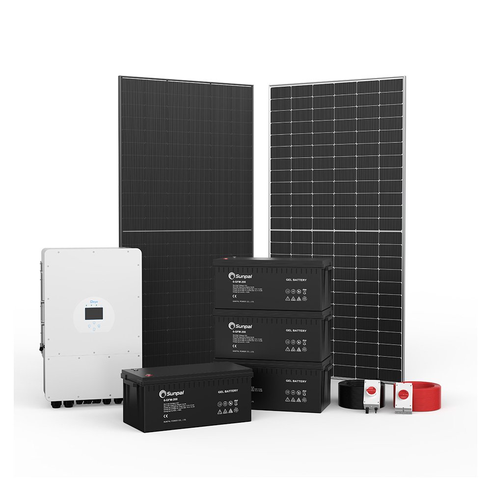 Sunpal Gel Solar Storage Battery 150Ah 200Ah 12V Lead Acid Batteries With High Voltage