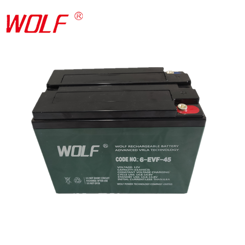 6-EVF-45 Lead Acid Deep Cycle Rechargeable 12v 45ah Battery