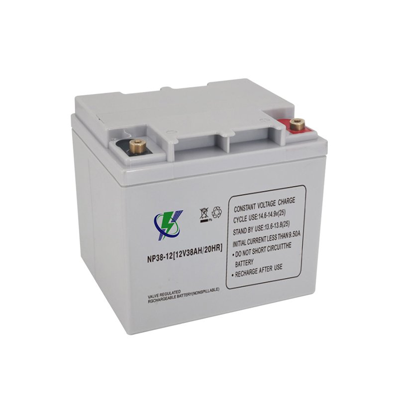 HKIVI Lead Acid Batteries Solar Power 12V 38Ah Rechargeable Gel Deep Cycle Solar Generator Gel Battery