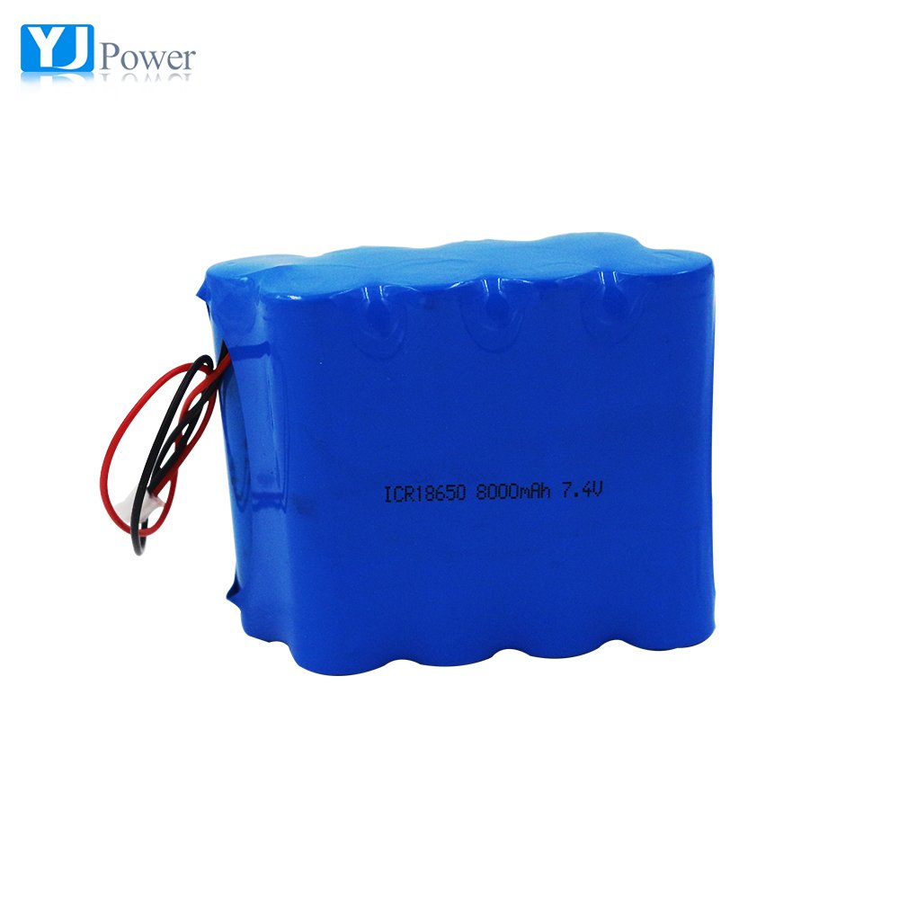 18650 battery pack 7.4V 8000mAH 59.2Wh lithium ion battery for Scooter