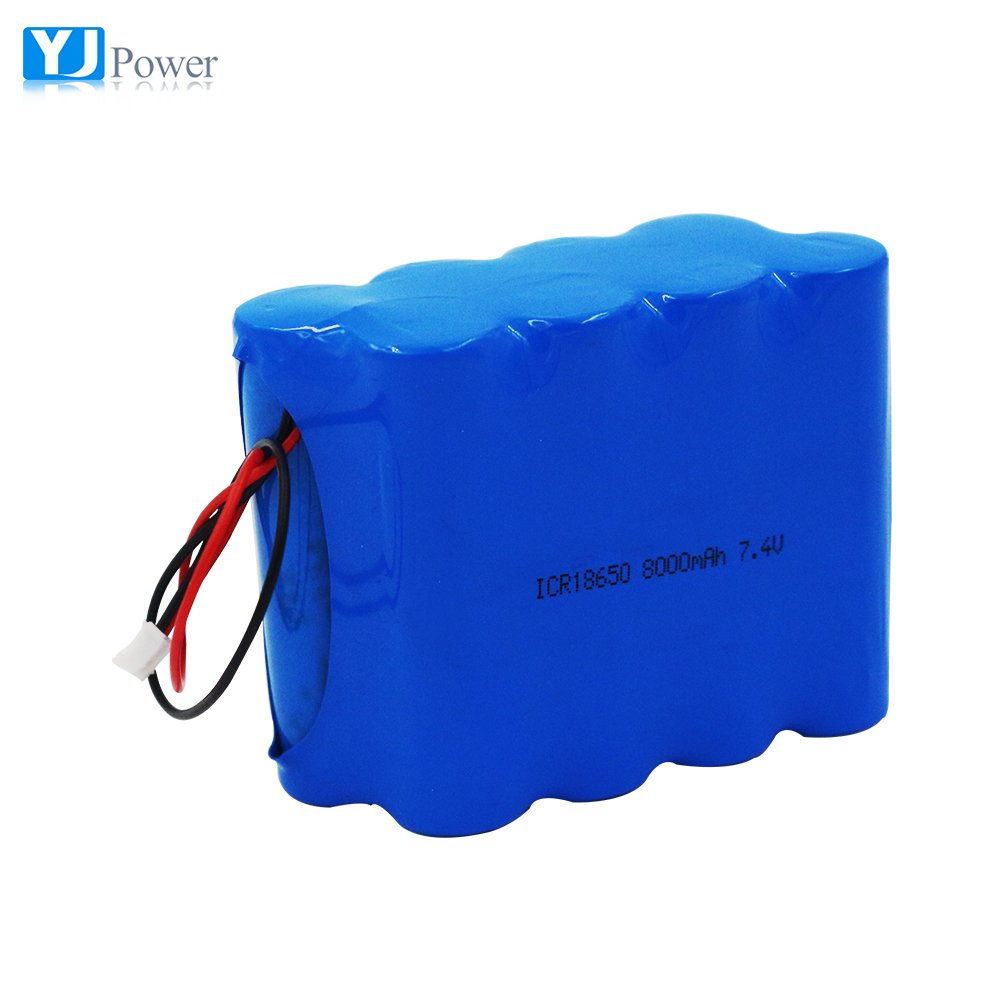 18650 battery pack 7.4V 8000mAH 59.2Wh lithium ion battery for Scooter