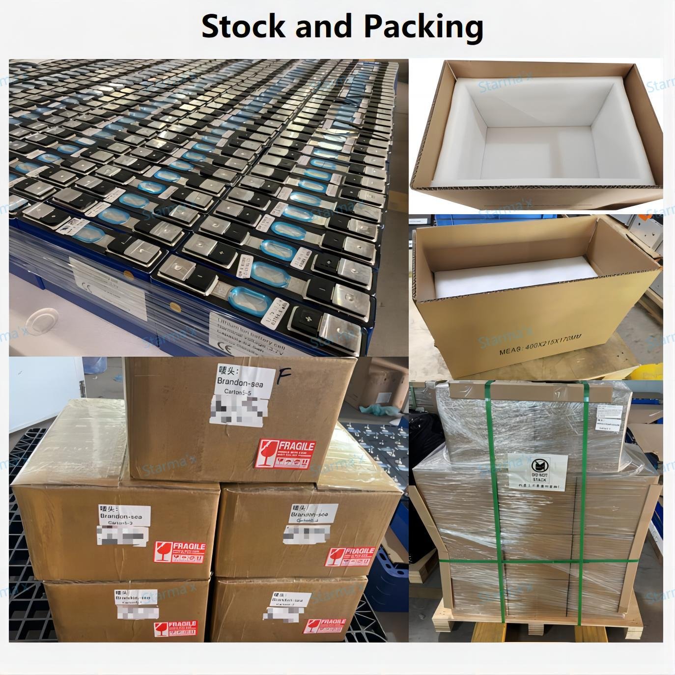 Starmax Catl 3.7V 62.5Ah 51Ah Nmc 811 Lithium Ion Battery Prismatic Cell Ncm 72V 60Ah Electric Motorcycle Tricycles Battery