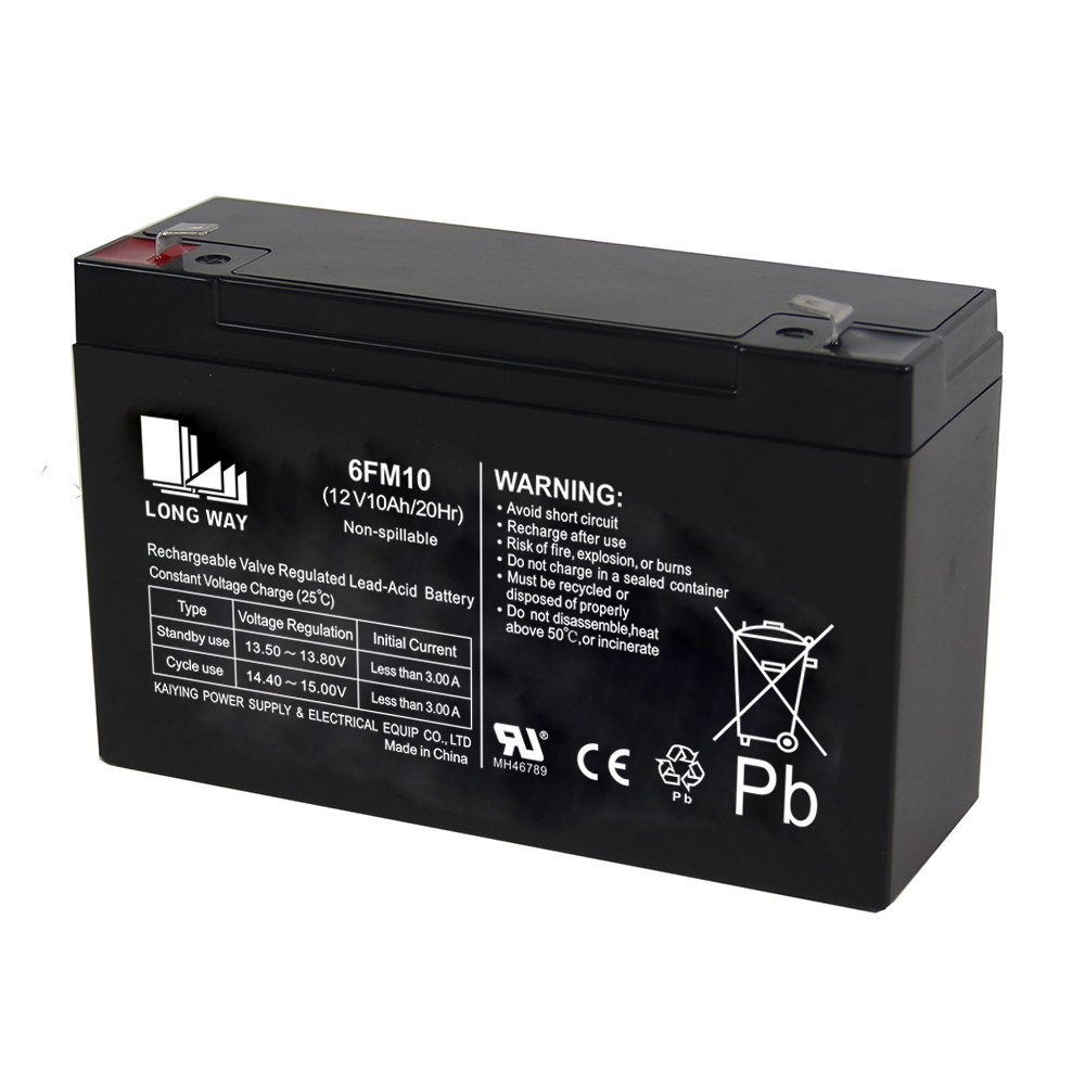 6V12V Deep Cycle AGM Technology Rechargeable 6V10Ah Lead-acid Battery For OEM