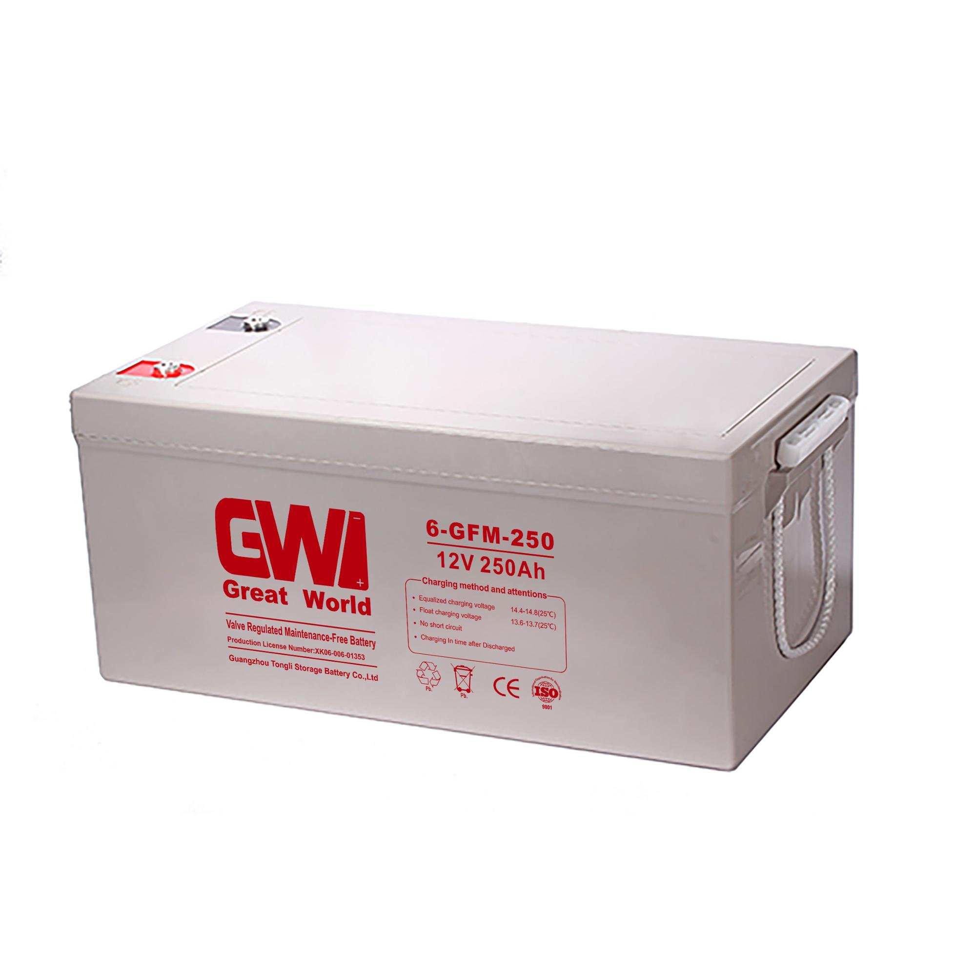 6v 2v batterie a gel 12v tubular pv system deep cycle lead carbon lead acid battery 12volts 250ah opzs