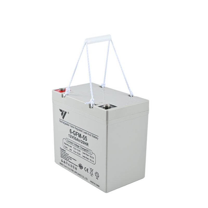 TIANYI Rechargeable battery UPS EPS Emergency System Fire Fighting Solar Energy Solar Power 12V 55AH 20HR Lead-Acid Battery