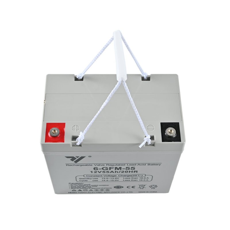 TIANYI Rechargeable battery UPS EPS Emergency System Fire Fighting Solar Energy Solar Power 12V 55AH 20HR Lead-Acid Battery