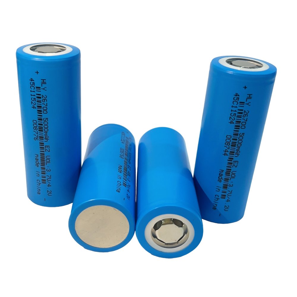 HLY 26700 5000mAh 3.7V Battery Lithium Rechargeable Li-Ion Batteries 5000 mAh 26700 Lithium Battery For Inverter Flashlight