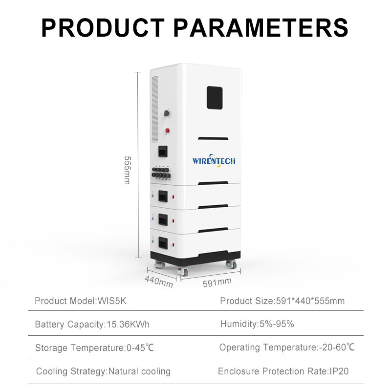 Household All in one Energy Storage System Deep Cycle 5KWh 10KWh 20KWh Inverter Battery and Lithium Ion Battery