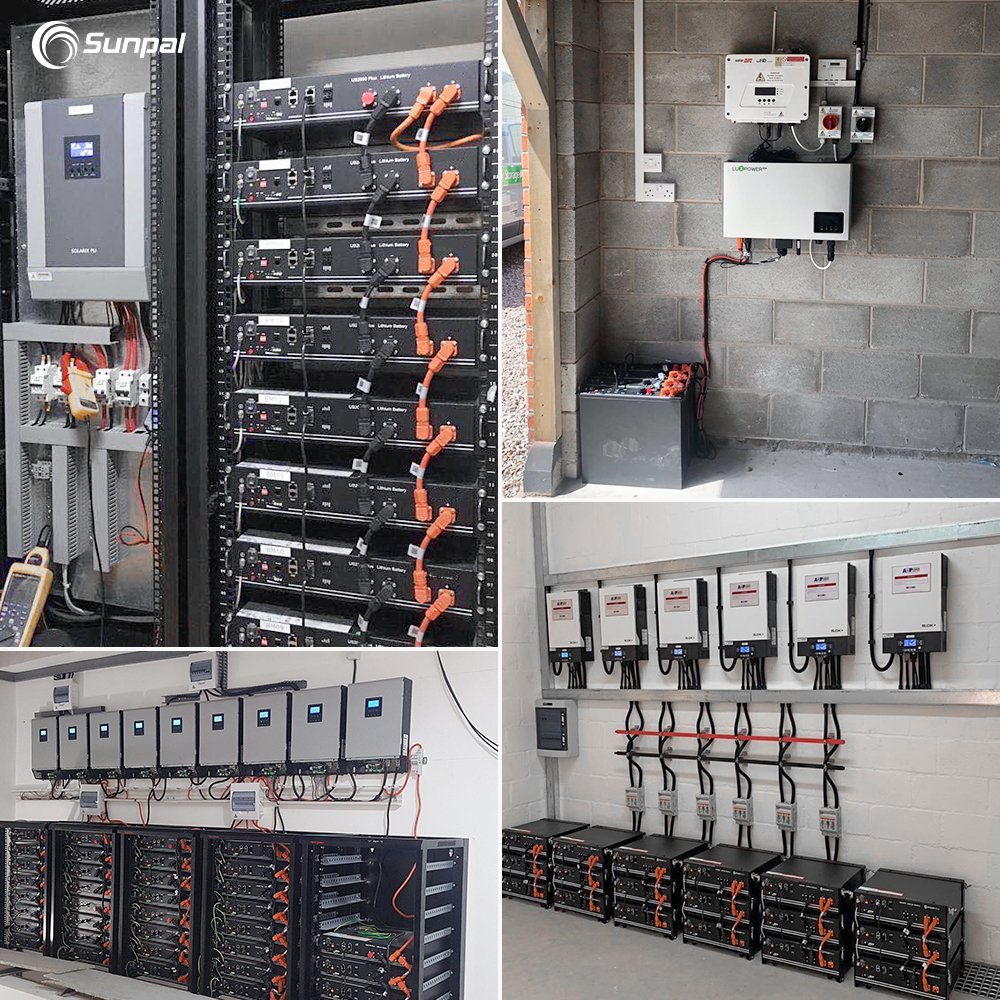 Sunpal 5Kw 10Kw Lithium Ion Battery 48V 100Ah 200Ah Phosphate Rack Mounted Solar Battery 10 Years Warranty