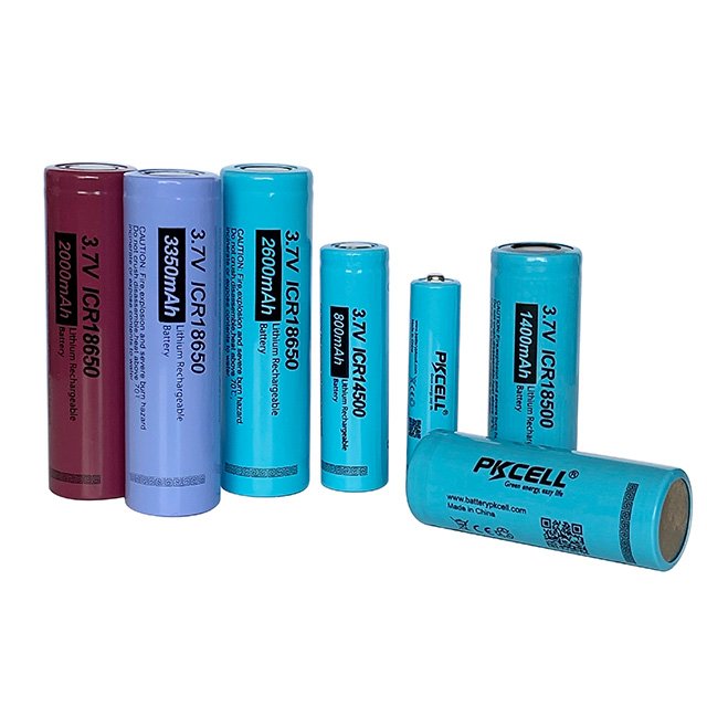 3.7V rechargeable Lithium ion battery 18650 2600mAh