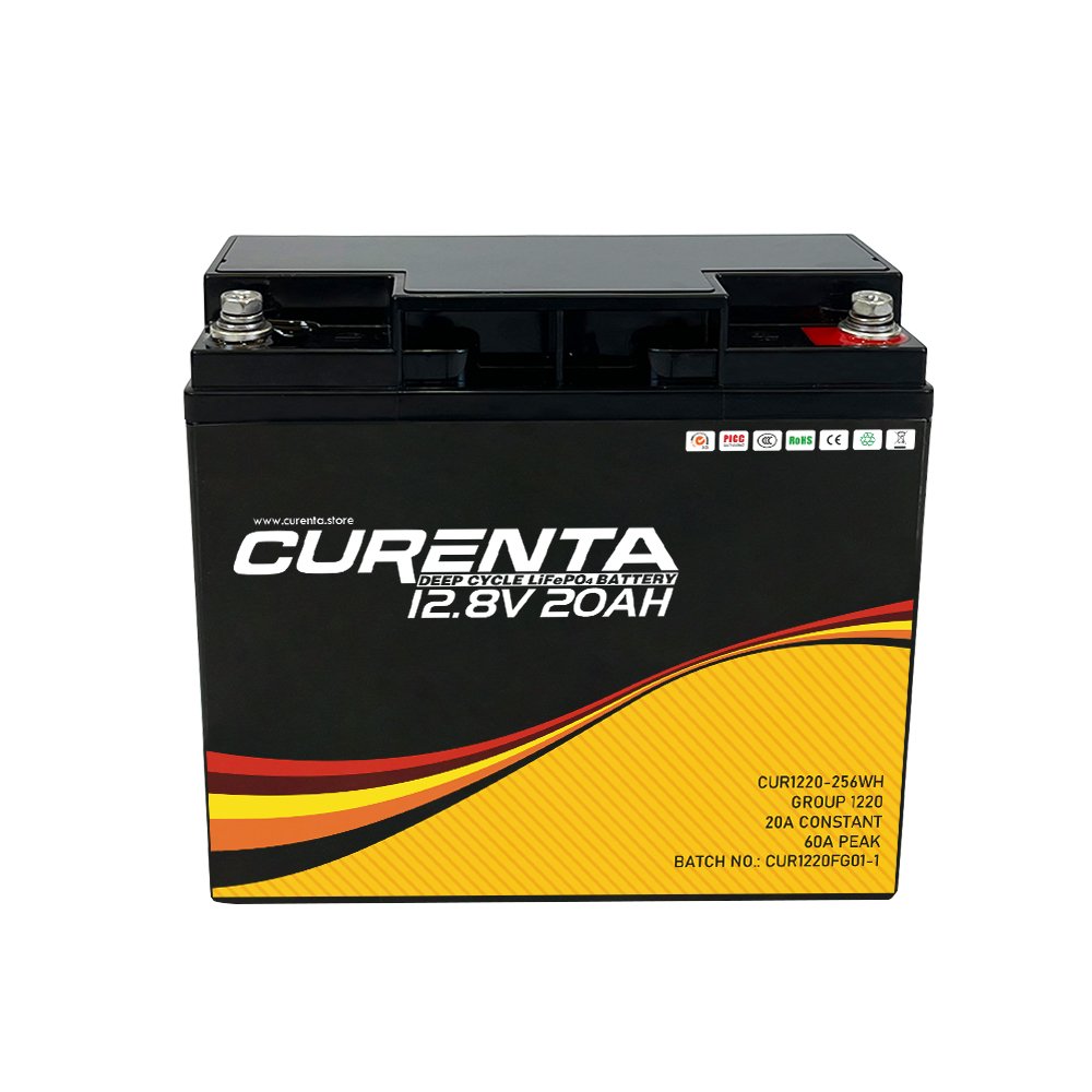 Curenta LFP 12V 6Ah 10Ah 30Ah 40Ah 60Ah Lifepo4 Lithium Ion Batteries For EV RV Golf Gart Rechargeable Lead Acid Replacement