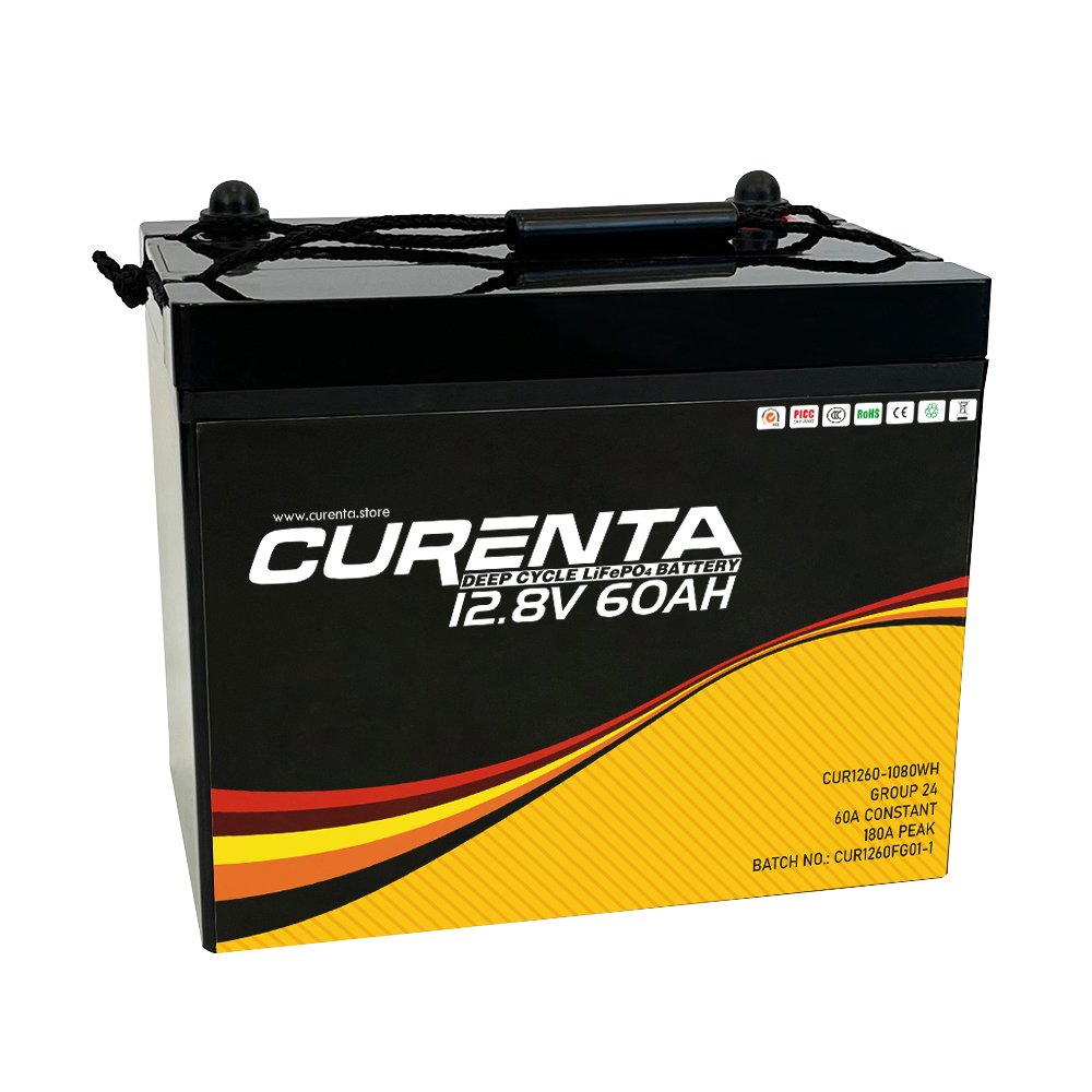 Curenta LFP 12V 6Ah 10Ah 30Ah 40Ah 60Ah Lifepo4 Lithium Ion Batteries For EV RV Golf Gart Rechargeable Lead Acid Replacement