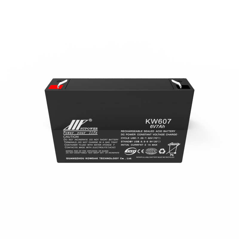 6V 7Ah 7.5Ah lead acid battery OEM small sized VRLA sealed battery SUPOWER KW607 KW6075
