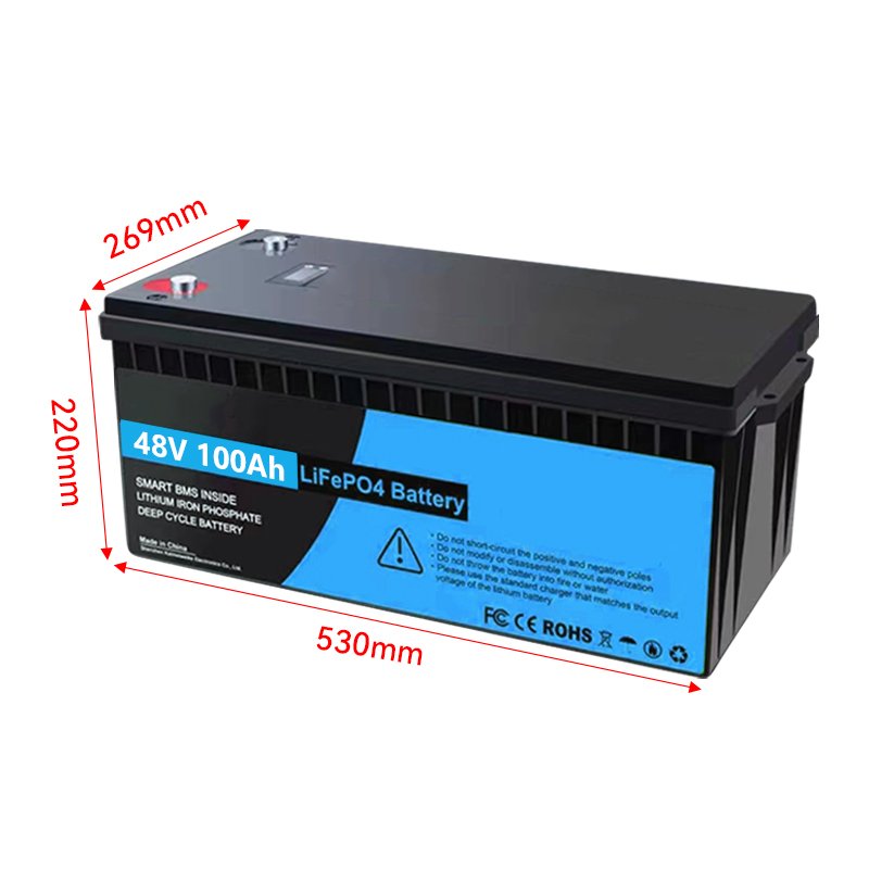 12V 24V 36V 48V 100Ah 200Ah 300Ah lifepo4 lithium battery pack for RV marine boat Deep cycle rechargeable energy storage battery