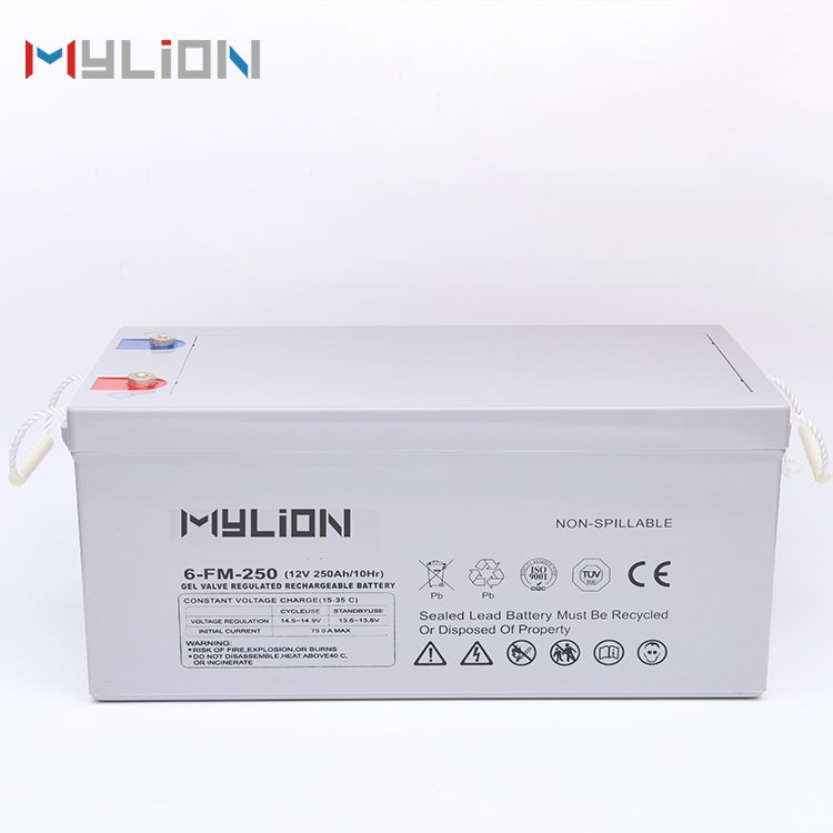 GEL 12V 250AH Factory Price Storage 12 Volt Solar Battery AGM Sealed Lead Acid Battery ups 12V 200AH for storage energy system