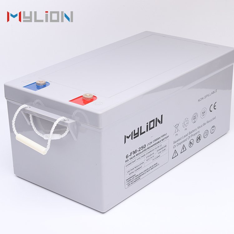GEL 12V 250AH Factory Price Storage 12 Volt Solar Battery AGM Sealed Lead Acid Battery ups 12V 200AH for storage energy system