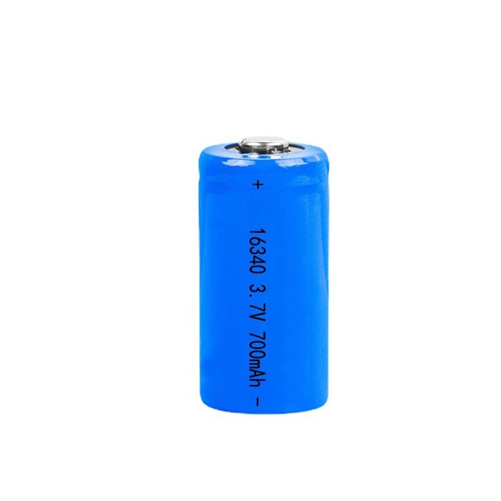 16340 3.7v 3.6v 500mah Rechargeable Li-ion Battery 700mah 800mah Lithium Ion Batteries Akku For Flashlight