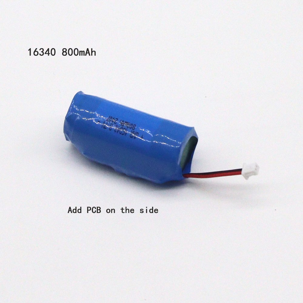 16340 3.7v 3.6v 500mah Rechargeable Li-ion Battery 700mah 800mah Lithium Ion Batteries Akku For Flashlight