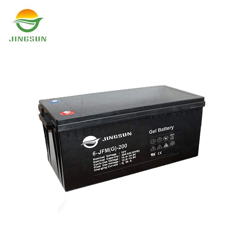 Jingsun Chinese manufacturers sale solar gel battery 12v 200ah 3000 times lead acid battery for electric tricycle