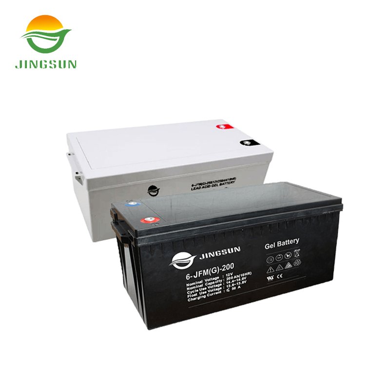 Jingsun Chinese manufacturers sale solar gel battery 12v 200ah 3000 times lead acid battery for electric tricycle