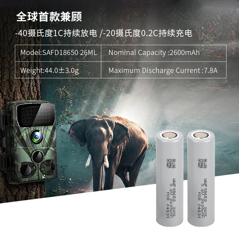 18650 2600mah 3.6V 3.7v lithium-ion battery soft polymer lithium ion battery FOR GPS ski suits