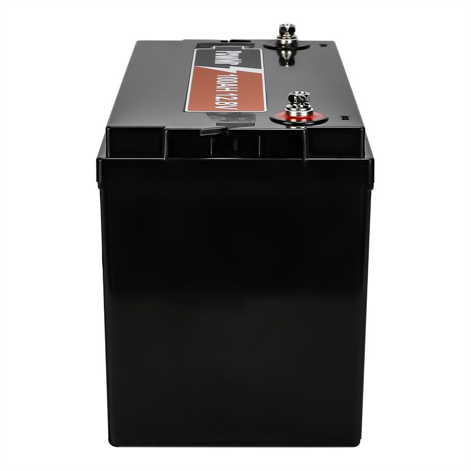 PowMr In Stock 30AH 50AH 100AH 12V Built in BMS System IP65 Energy Storage LiFePO4 Lithium lead-acid Battery