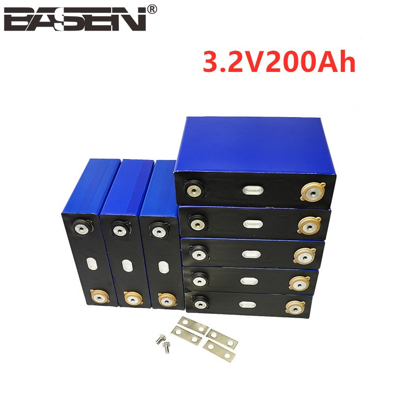 Cell batteries deep cycle li ion prismatic lifepo4 battery 3.2v 200ah
