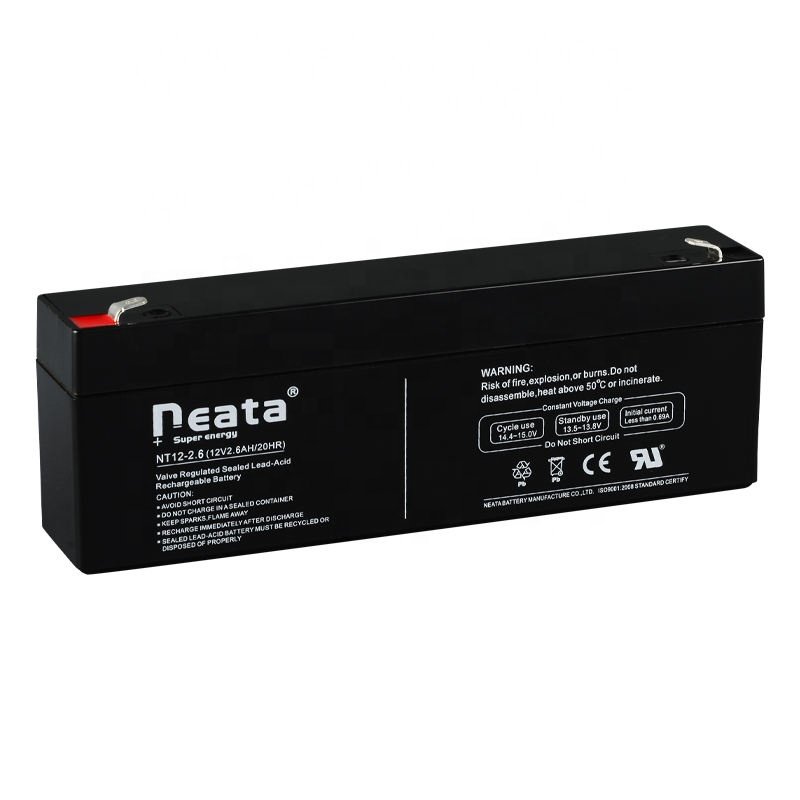 Maintenance Free Widely Use Custom Pack Solar Energy Storage UPS 12v 2.6ah Valve Regulated Lead Acid Battery