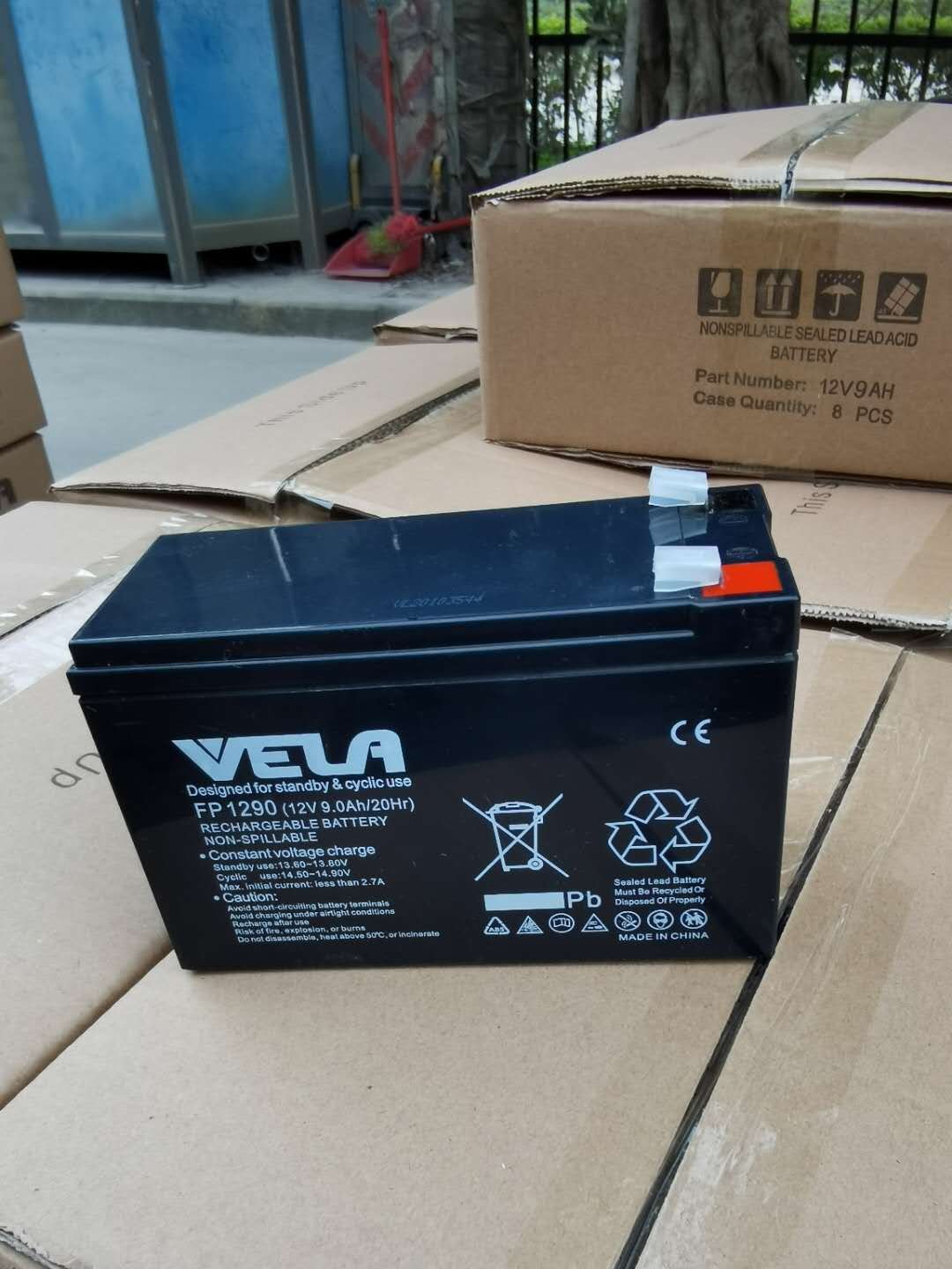12V 9ah Sealed Lead Acid Battery for APC BACK-UPS CS 350 BK350 UB1290 Free CE 12 Volt Price Solar Battery VELA VRLA Battery 100%