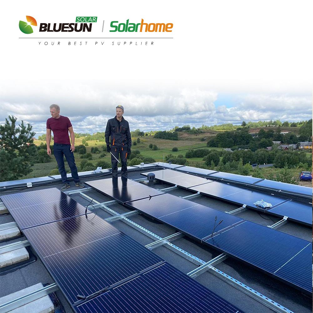 20kw 30kw on/off solar system photovoltaic power generation 20000w 30000w home system on grid solar battery kit