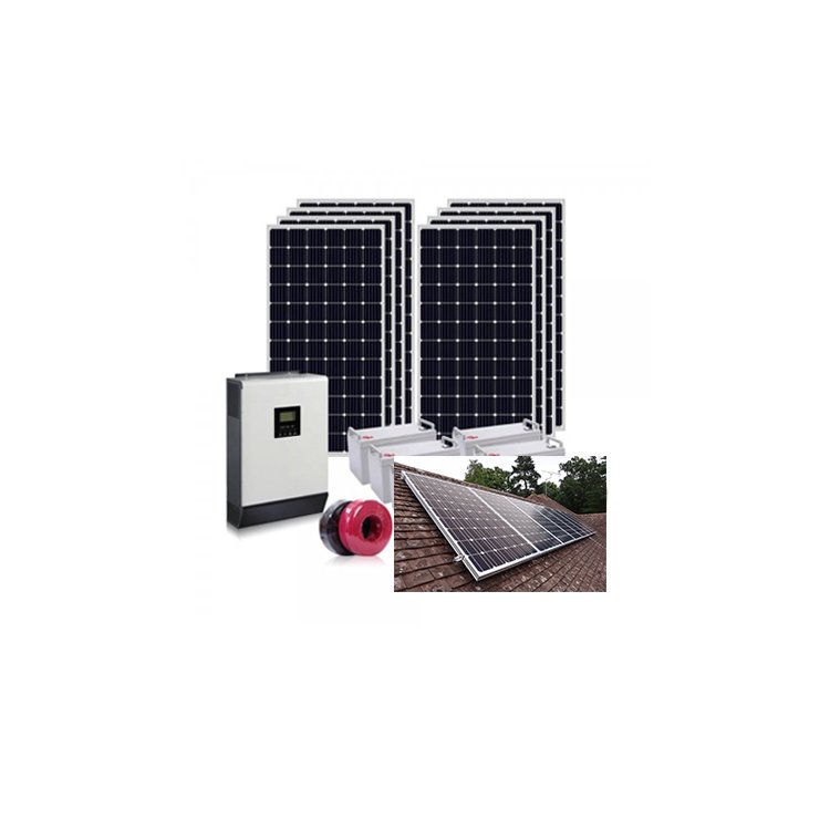 Complete 5Kw Panel 10 Kw 3Kw 1Kw Systems Off-Grid 15 15Kw 10Kw 30 Photovoltaic The House Set Energy Off Grid Solar Power System