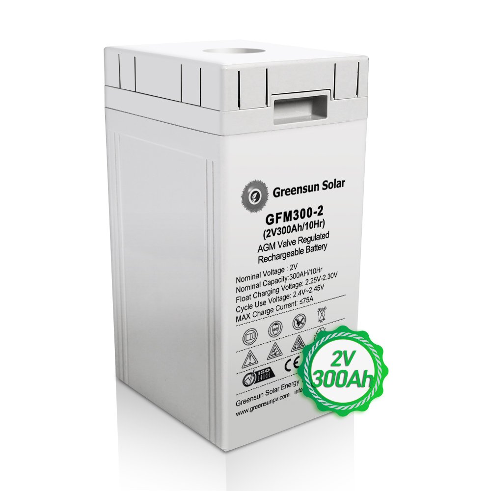 2 Volt 100Ah 200Ah 300Ah 500AH Gel Batteries 2V 1000Ah 1200Ah 1500Ah 2000Ah Lead Acid Battery