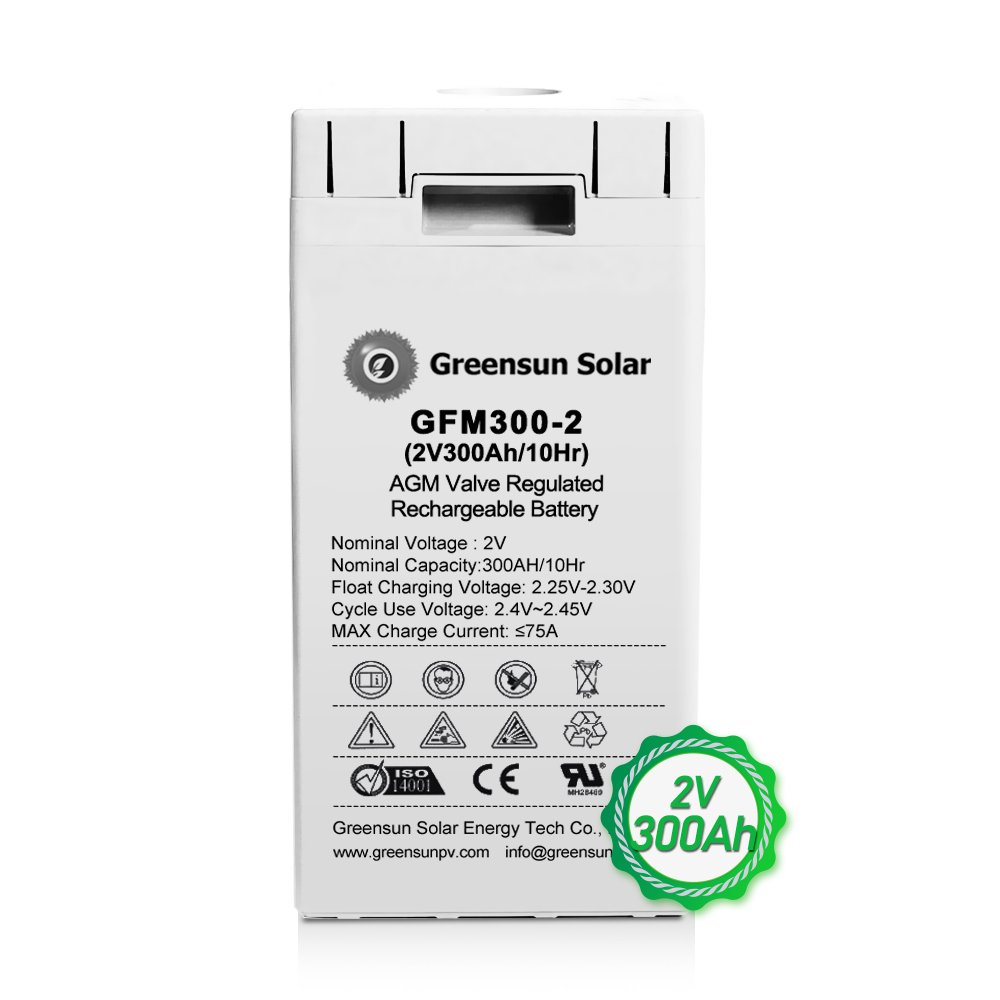 2 Volt 100Ah 200Ah 300Ah 500AH Gel Batteries 2V 1000Ah 1200Ah 1500Ah 2000Ah Lead Acid Battery