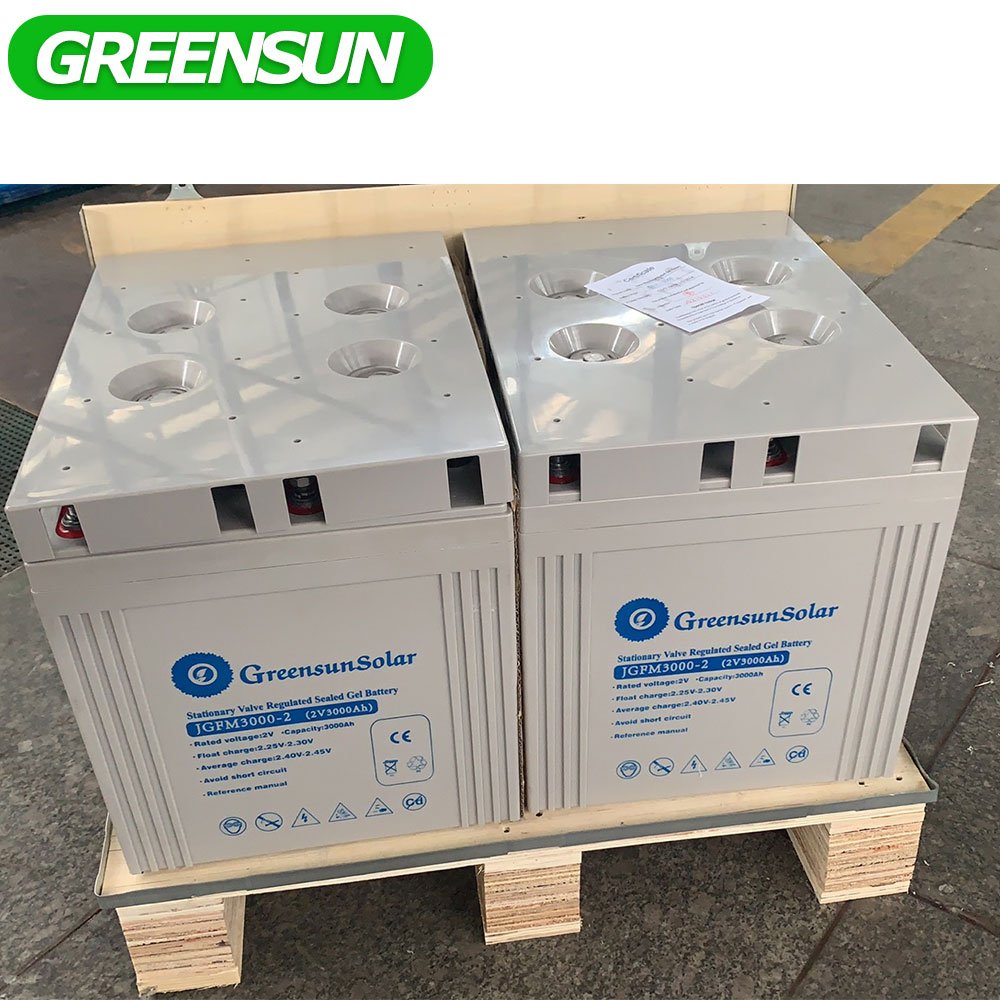 2 Volt 100Ah 200Ah 300Ah 500AH Gel Batteries 2V 1000Ah 1200Ah 1500Ah 2000Ah Lead Acid Battery