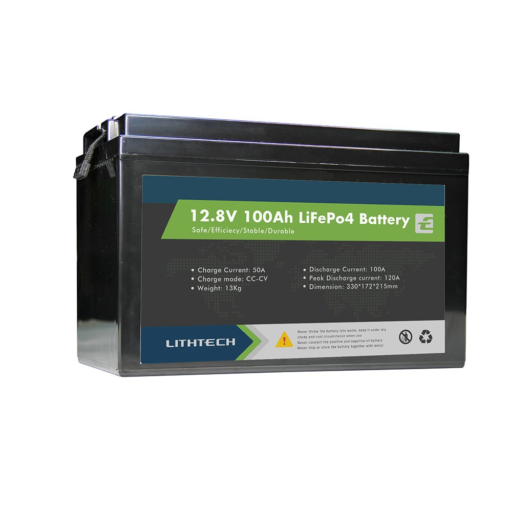 marine boat rv 12 volt deep cycle rechargeable battery pack batterie iron phosphate lifepo4 12v 100ah lithium ion batteries