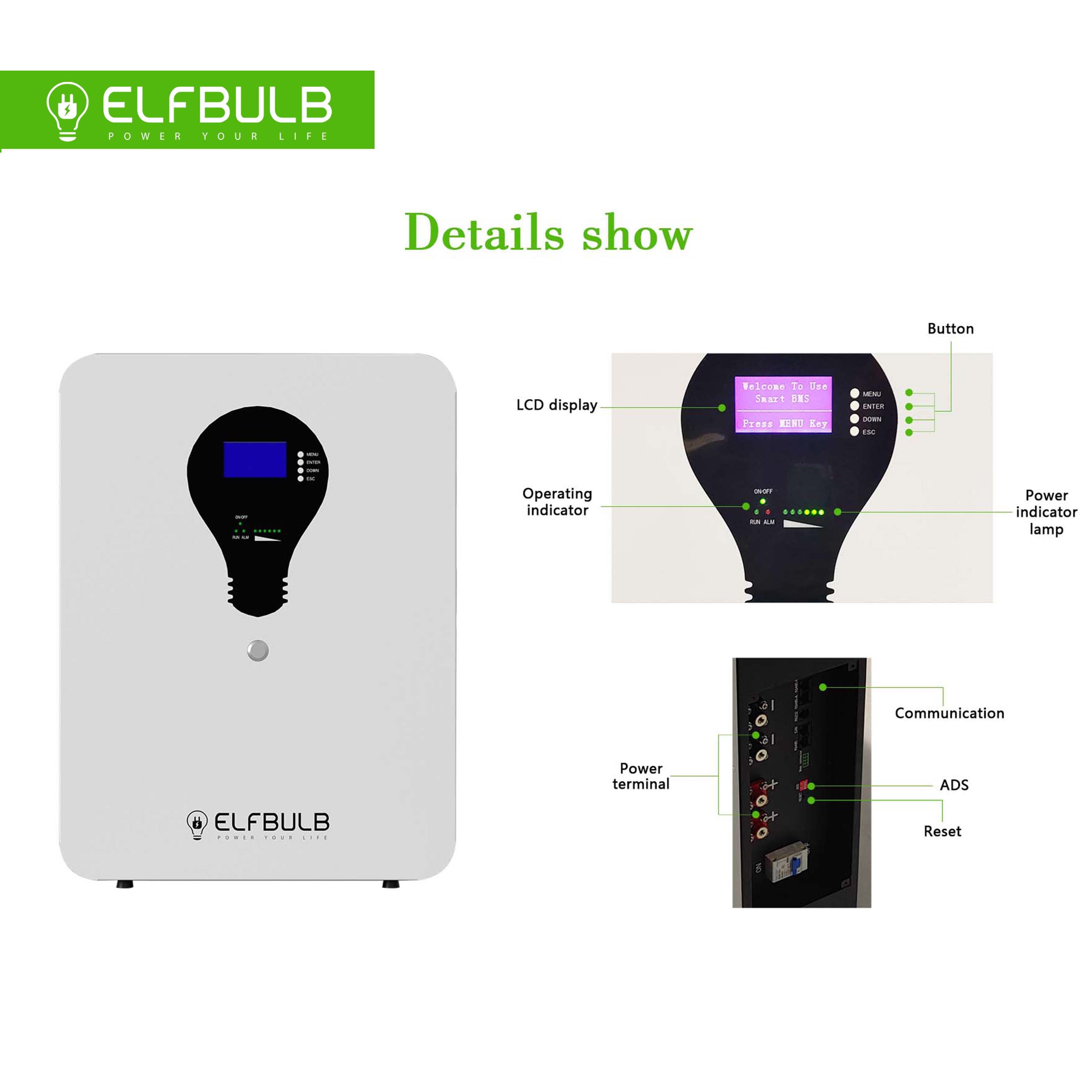 Tesla Powerwall LiFepo4 48V 51.2V 100Ah 200Ah For Home Energy Storage System Lithium Ion Battery 5Kwh 10kwh Powerwall LiFepo4