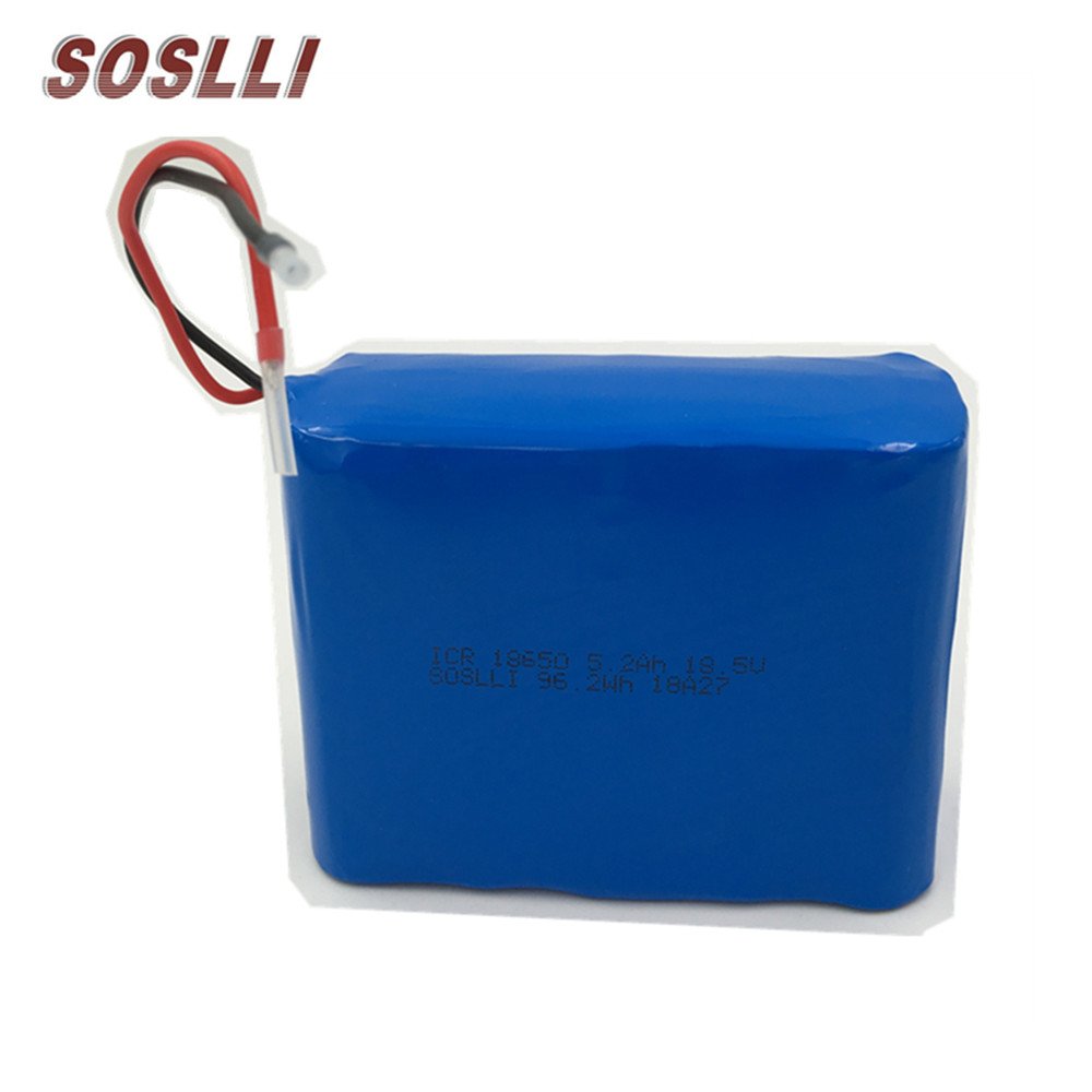 Lithium 18V 18.5V 4400mAh 5200mAh 5800mAh 6400mAh 7000mAh 5S2P 18650 li-ion battery rechargeable battery pack