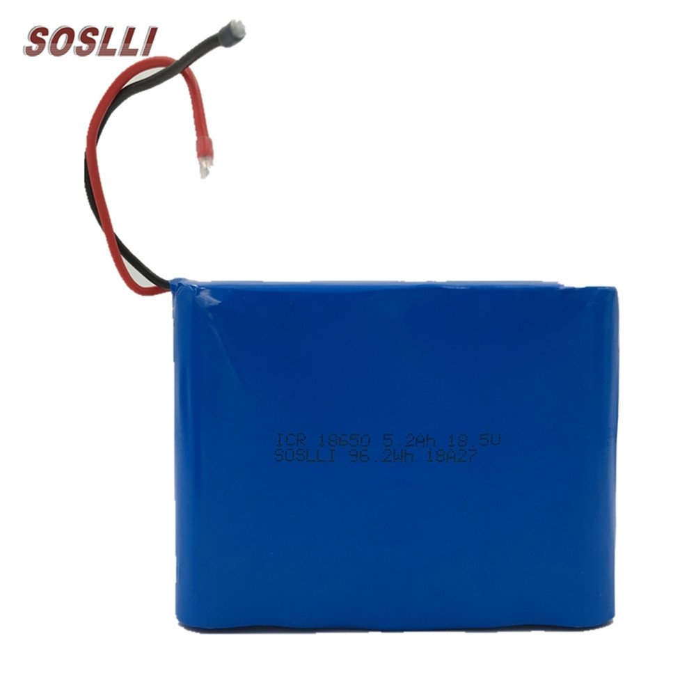Lithium 18V 18.5V 4400mAh 5200mAh 5800mAh 6400mAh 7000mAh 5S2P 18650 li-ion battery rechargeable battery pack