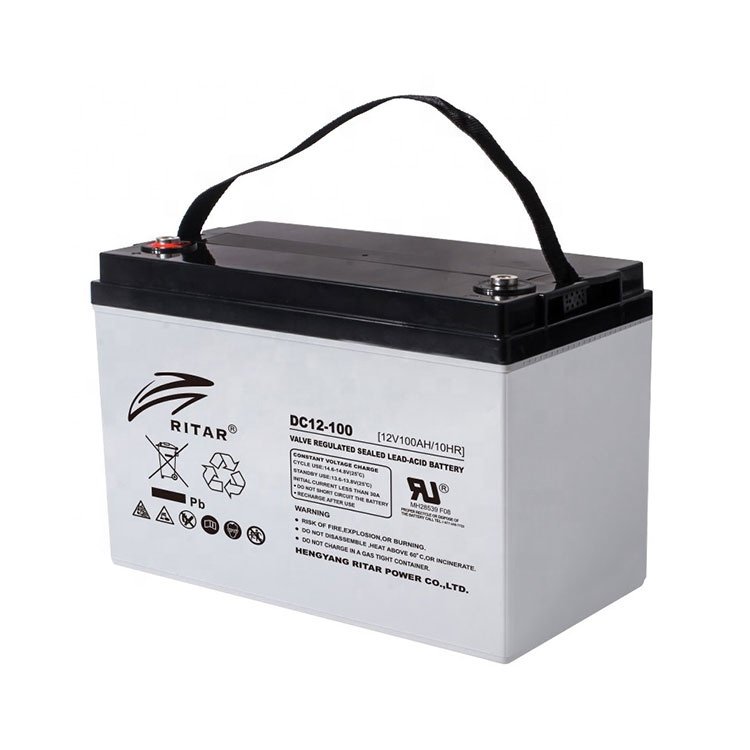 Ritar Deep Cycle Agm Storage Batteries Gel Solar Energy Battery 12V Volt 100 120 150 200 250 Ah Amp Lead-acid batteries