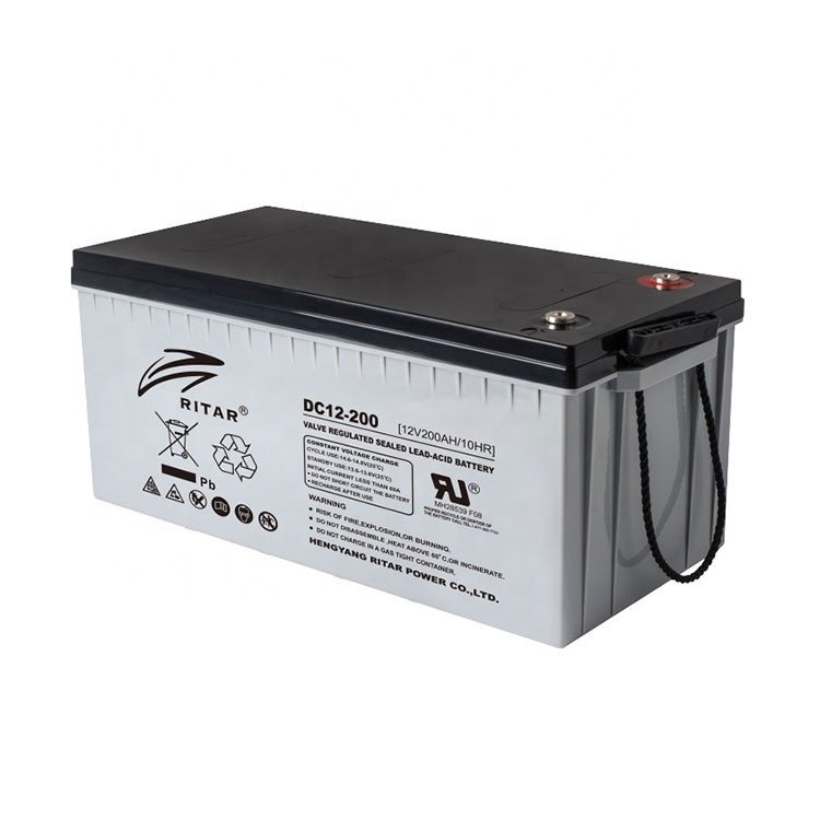 Ritar Deep Cycle Agm Storage Batteries Gel Solar Energy Battery 12V Volt 100 120 150 200 250 Ah Amp Lead-acid batteries