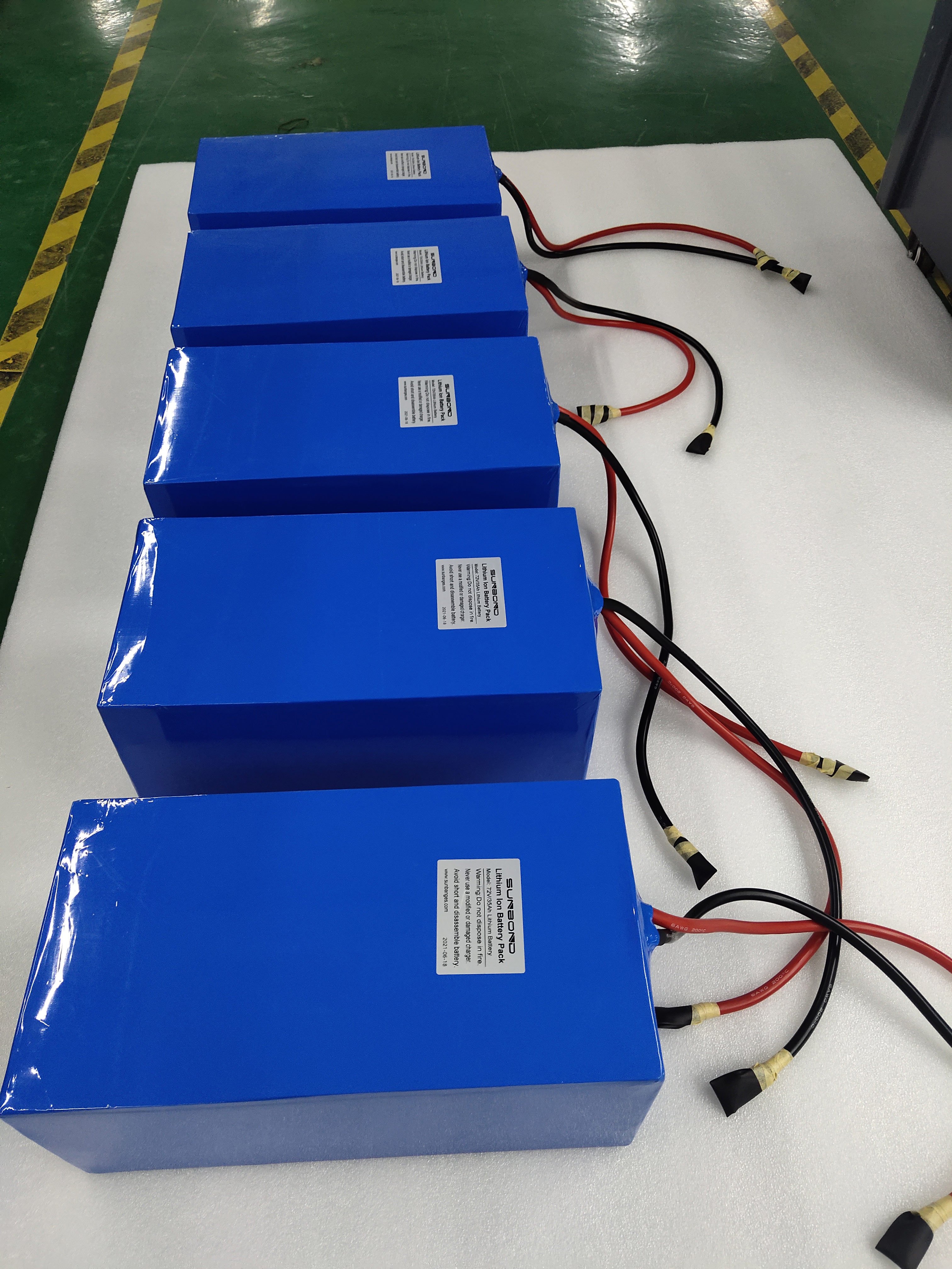 electric motorcycle battery 72V 74V 44Ah 50Ah 20S lithium ion battery with BMS