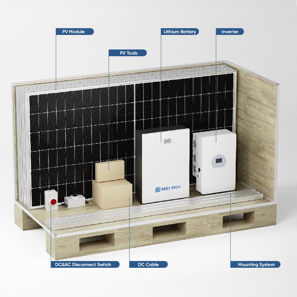 Home Complete Solar Panel Power System 5kw 10kw 15kw 20kw Hybrid On Off Grid Solar Energy Power System