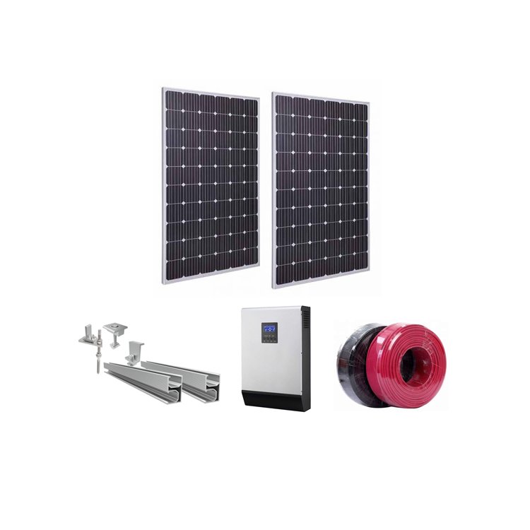 High Quality 5Kw 10Kw 30Kw Complete Hybrid Solar System With Lithium Battery