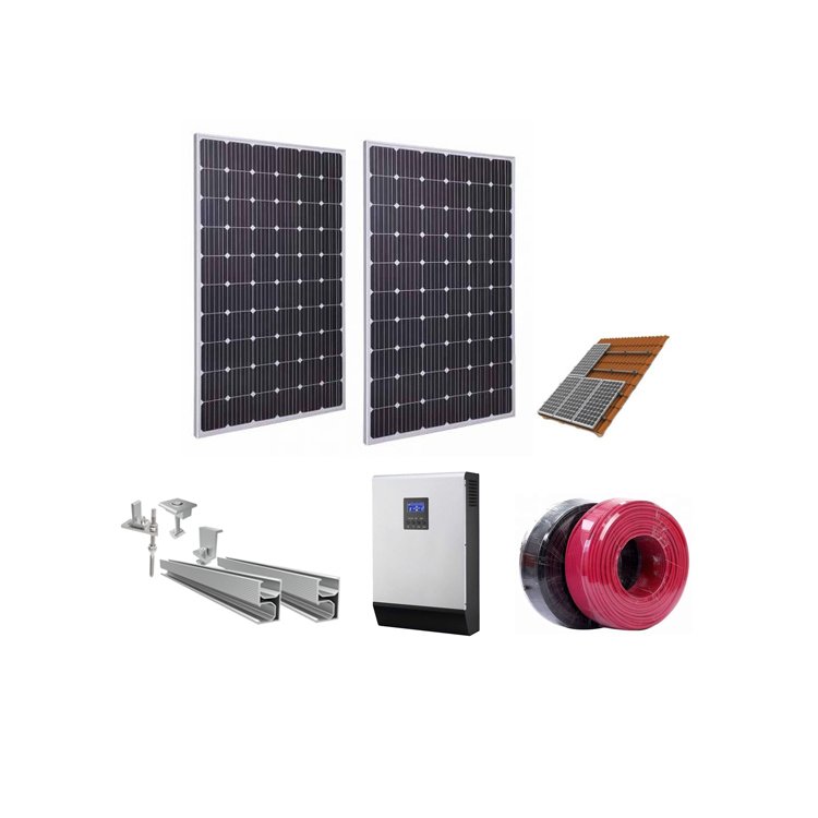 High Quality 5Kw 10Kw 30Kw Complete Hybrid Solar System With Lithium Battery