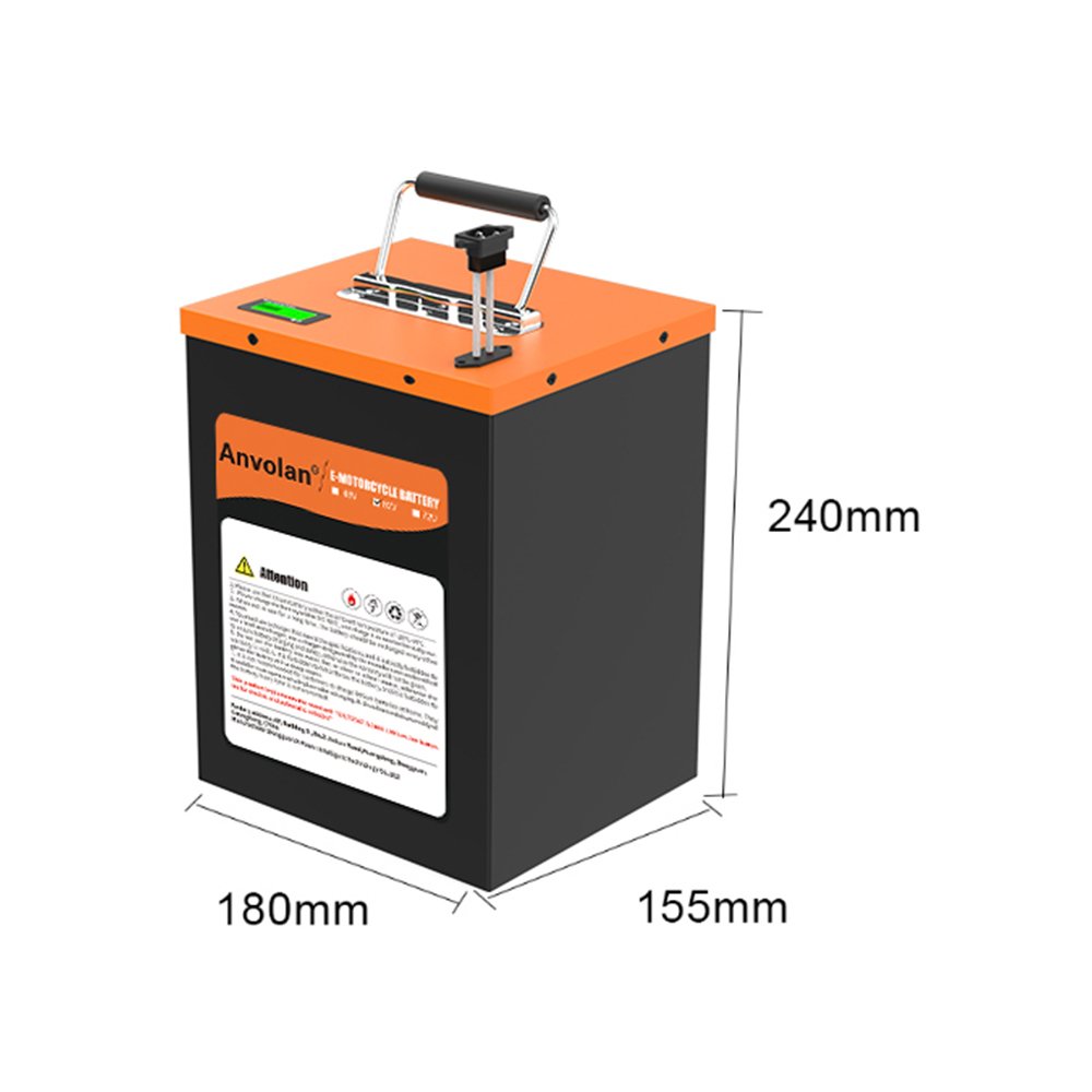 Li Polymer Battery Pack 60v 20ah 30ah 40ah 50ah 60ah 70ah 90ah 110ah Electric Motorcycle Scooter Lithium Ion Battery