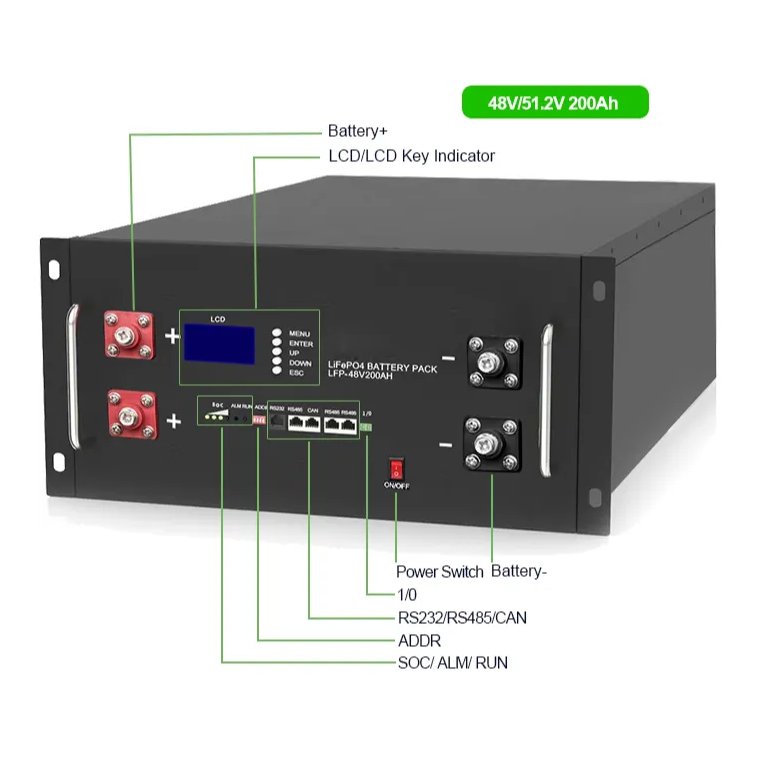 LIFEPO4 Lithium-ion Battery Lithium Ion Batteries Battery 48V 100ah 200ah 300ah 15kwh 51.2V 300ah Off Grid Solar Power System