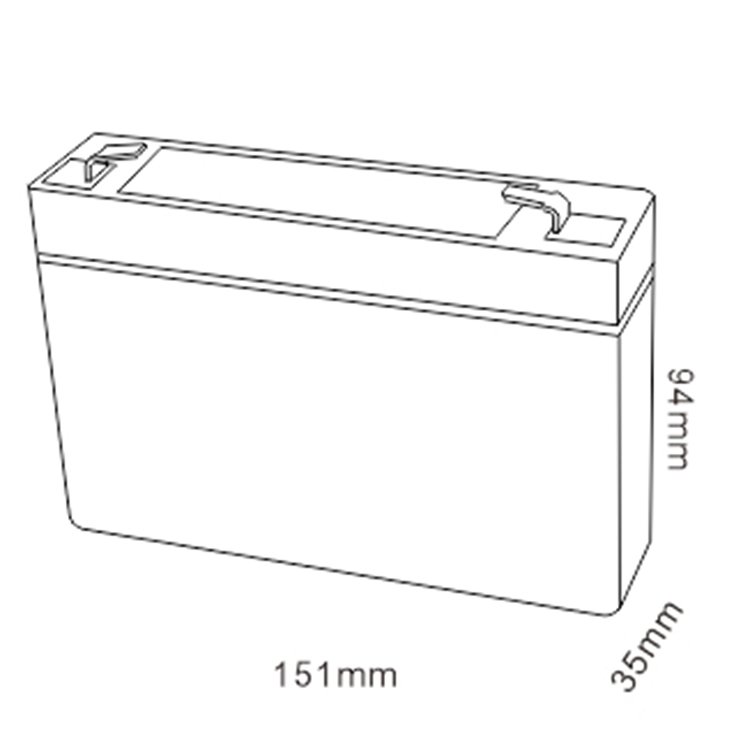 Mhb Ms7-6 Solar UPS 6V 7ah 20hr Batterie Rechargeable Lead Acid Battery for Emergency Lighting Systems