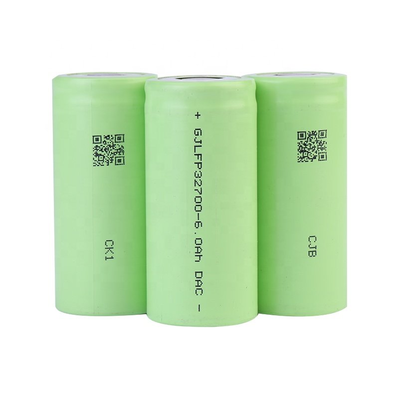 Cylindrical Lifepo4 Battery 32700 3.2v 6000mah Lithium Ion Battery For Power Storage Home Appliance